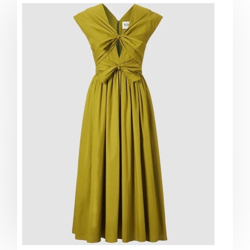 TOVE SIRENA DRESS CHARTREUSE 36 (2-4)